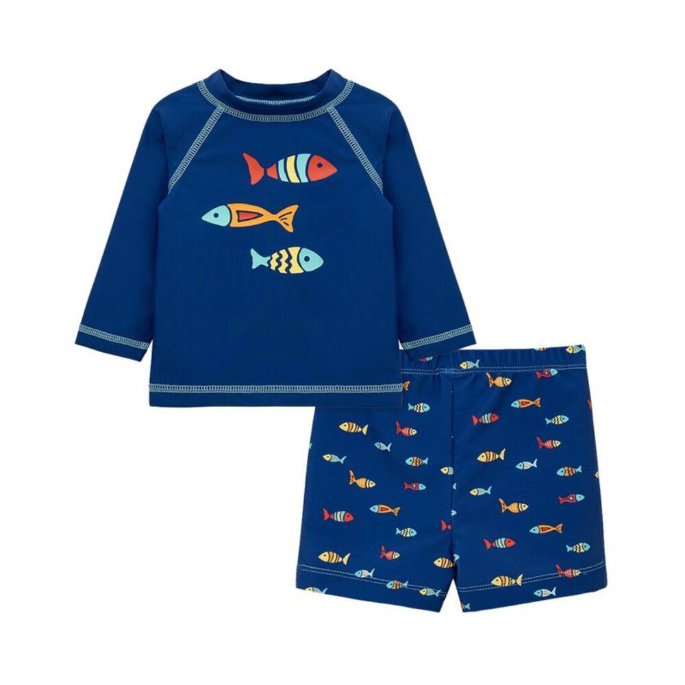 Little Me Boys  Fish Rashguard Set